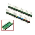 thumbnail image 2 of AOOOWER 2Pcs Male Pin Headers Set 20PIn Single Row Straight Pins with 2.54mm Spacing Colored Coding For Electronics, 2 of 7
