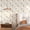 Colorful4, variant on White flower bouquet wallpaper.Vintage botanical artistic style.Suitable for indoor walls or cabinets.Cream background with gray leaves.