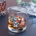 thumbnail image 3 of Patriotic Scottish Fold 4th of July Independence Paws 11oz Whiskey Glass Mug Cat Lover Kitten Owner Gifts Whiskey Cocktail Glasses Cup - 02010, 3 of 5