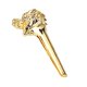 thumbnail image 3 of Pasador de Puente Bridge Pin String Peg para Bajo Guitarra Acústico Mandolina 6 Pedazos oro Baoblaze Bridge Pins, 3 of 8