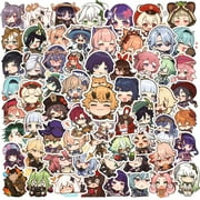 200pcs Anime Game Genshin Impact Stickers for Kids Kawaii Cartoon Decals DIY Skateboard Laptop Phone Car Sticker Toys
