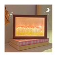 thumbnail image 2 of Handmade Artificial Preserved Flower Small Night Light Diy Material Birthday Gift, 2 of 5