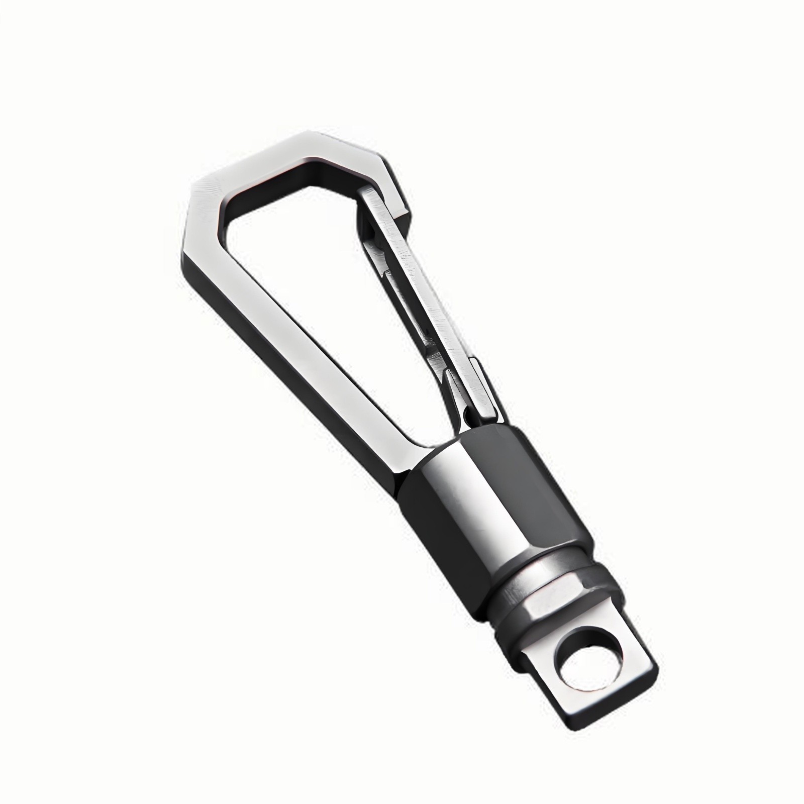 Titanium Alloy Quick Release Keychain with 360° Swivel, Lightweight EDC Clip & Key Ring Set for Car Keys, Bags and Everyday Carry