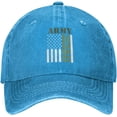 thumbnail image 2 of Vintage Baseball Cap for Men Women Army Veteran Washed Distressed Cotton Dad Hat Adjustable Sports Hat Black, 2 of 8