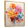thumbnail image 2 of Designart "composition Kaleidoscope I" Abstract Floater Framed Wall Art Living Room, 2 of 7