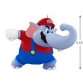 thumbnail image 4 of Adorno navideño Hallmark Keepsake 2025 con forma de elefante Mario, 10 cm, 4 of 8