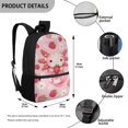 thumbnail image 4 of Yuyamidu Strawberry Axolotl Backpack and Lunch Box, Pencil Pouch, Water Bottle Holder & Keychain, 5-Piece Kids School Bookbag Set for Girls 6-8 & 8-10, 2nd-4th Grade, Back to School Supplies, 4 of 7