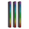 thumbnail image 1 of Mistaha RGB Sound Control Rhythm Lights 3 PCS 32 LED 18 Colors Audio Spectrum Mode 5 Levels of Speed 4 Levels of Brightness TYPE-C USB Portable Voice Activated Light for Car Gaming Room Decoration, 1 of 8