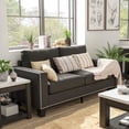 thumbnail image 5 of Furniture of America Zilly Modern Victorian Fabric Tufted Sofa in Gray, 5 of 11