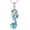 March, variant on AOBOCO Seahorse Necklace for Women 925 Sterling Silver Blue Seahorse Holding Heart Shaped Birthstone Pendant Necklace