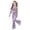 O-Purple, variant on Ulitacool Girls Clothes Short Sleeve Sweatsuit Round Neck Cartoon Prints Tops With Flared Pants Two Piece Coordinated And Bottoms For Kids Relax Fit Spring Outfits Black 9-10 Years
