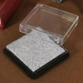 thumbnail image 2 of Ink pad stamp pad for wedding letter Document silver, 2 of 2