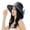 Black, variant on Women Wide Brim Hat Hollow Breathable Summer Bucket Hat Retro Organza Lace Lady’s Sun Cap for Travel