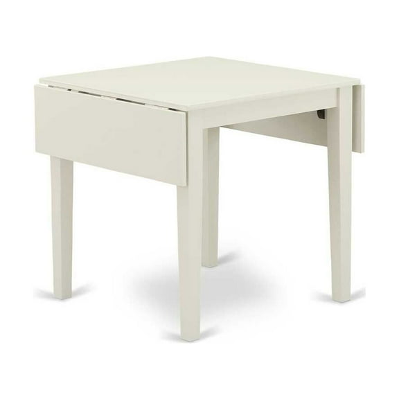 East West Furniture Norden Rectangular Wood Dining Table in Linen White