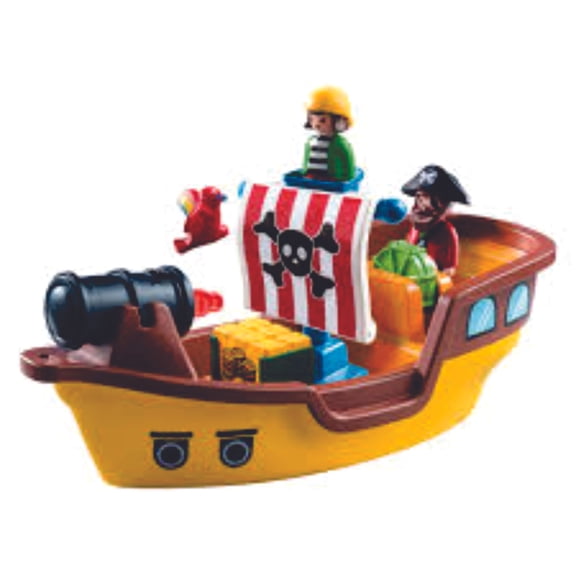 Toy Pirate Boat Wall Decals - Boys Room Pirates Ships Kids Decor Sticker Room Decoration for Bedrooms Nursery Kindergarten - Childrens Vinyl Wall Art Stickers Sticker Boy Designs Size (12x20 inch)