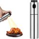 thumbnail image 1 of 2 uds botella de condimento de cocina pulverizador de aceite dispensador de aceite botella de aceite recargable de acero inoxidable pulverizador de cocina para barbacoa ensalada freír asado, 1 of 5