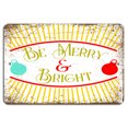 thumbnail image 1 of Merry & Bright: Rustic Charm on Vintage Metal Size: 8 x 12 inches, 1 of 5