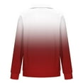 thumbnail image 4 of Mceream Women's Ribbed Knit Shacket Button Down Gradient Jackets Long Sleeve Sweater Shirts Fall Winter Trendy Cardigans Plus Size Winter Warm Outwear Chaqueta De Invierno Para Mujer Red M, 4 of 5