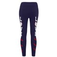 thumbnail image 5 of Lilgiuy Ladies Trendy Solid Color Baseball Heart Print High Waist Casual Leggings Trousers Pants for Dating Shopping, 5 of 5