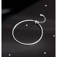 thumbnail image 2 of Charm Silver Bracelet for Women, Simple Bracelet Mother's Day Birthday Jewelry Gift Anniversary Christmas Gifts for Wife Her Girlfriend Fashion Accessories, 2 of 4
