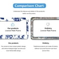 thumbnail image 4 of Vintage Roses Flowers License Plate Frames for Women Men Car Plate Holder Cover Metal Tag Aluminum Car Accessories Front Rear Plate Decor, 4 of 6