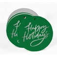 thumbnail image 2 of Inkdotpot Pack Of 100 Happy Holiday Favor Paper Tags Craft Real Silver Foil Hang Tags, 2 of 6