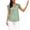 Green, variant on Tshirts Shirts for Women Lace Sleeve Hollow Short Sleeve Round Neck Loose T Shirt Women's Tops Black L
