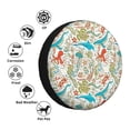 thumbnail image 4 of Naloa Wild Sea Life PVC Leather Spare Tire Wheel Cover for Car Truck SUV Camper Trailer Universal Fit many size17 inch, 4 of 6
