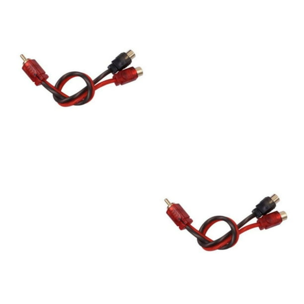 Speravity Cable de Audio portátil Universal para coche, altavoz de vehículo de baja latencia, Cable de Subwoofer, actualización de equipo de Type1 NO1
