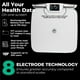 thumbnail image 3 of Báscula digital inteligente premium para peso corporal (compatible con FSA o HSA) - 8 electrodos - Más de 56 métricas - Recargable - WiFi y Bluetooth - Análisis corporal completo - Monitoriza grasa co, 3 of 5
