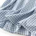 thumbnail image 6 of Gbsyewxs Womens Skirts Midi Skirt High Elastic Waist Plaid Pleated A Line Casual Women'S Skirts Blue, 6 of 7