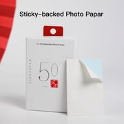 HPRT MT53 Photo Paper for Mini Printer, 2x3 Inch Sticky-Backed, Shareable Zink Photo Paper, 50 Sheets Pack Options