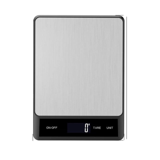 Food Scale Grams and Ounces - Digital Kitchen Scale 10kg/1g Accuracy, Rechargeable ,Stainless Steel, Lightweight for Cooking, Baking, Meal Prep