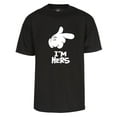 thumbnail image 1 of Je Suis avec Elle! T-shirt Graphique Noir Petit, 1 of 1