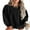 Black, variant on Eytino Womens Sweatshirt Oversized Casual Crew Neck Loose Corduroy Sweatshirt Pullover Fashion Long Sleeve Comfy Tops