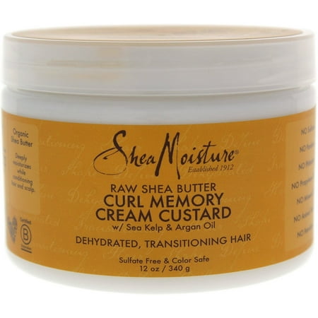 Loreal Textureline Curl Memory - 3 Pack - Shea Moisture Raw Shea Butter Curl Memory Cream Custard 12 oz