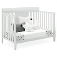 Delta Children Richmond 6in1 Convertible Baby Crib, Bianca White