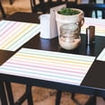 thumbnail image 6 of CounterArt "Spring Stripes" 24-Sheet Premium Paper Placemats, 6 of 6