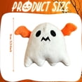 thumbnail image 2 of Bulk Halloween Ghost Plush Toys, 6 Assorted Mini Stuffed Ghost Figures, Non-Candy Trick or Treat Goodie Bag Fillers, Party Favor Gifts for Kids, 2 of 8