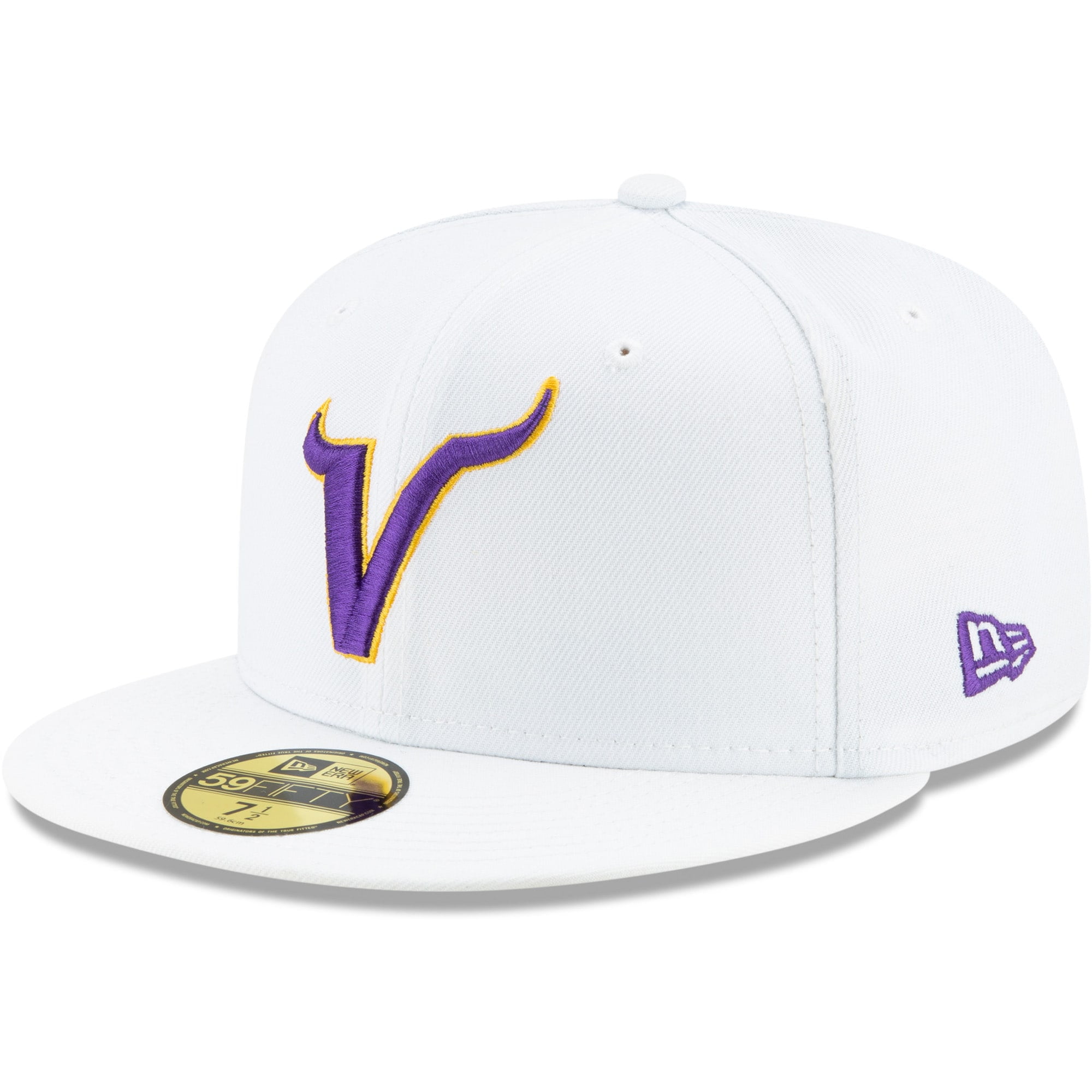 white vikings hat