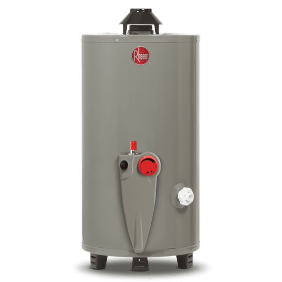 Calentador de Agua de Depósito Rheem 49 Litros a Gas LP 1.5 Servicios Gris
