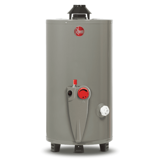 Calentador de Agua de Depósito Rheem 49 Litros a Gas LP 1.5 Servicios Gris