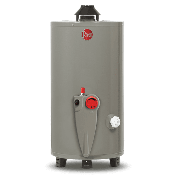 Calentador de Agua de Depósito Rheem 49 Litros a Gas LP 1.5 Servicios Gris