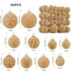 thumbnail image 1 of 46 bolas navideñas de terciopelo flocadas, adornos navideños de plástico, adornos colgantes decorativos para árbol de Navidad., 1 of 5