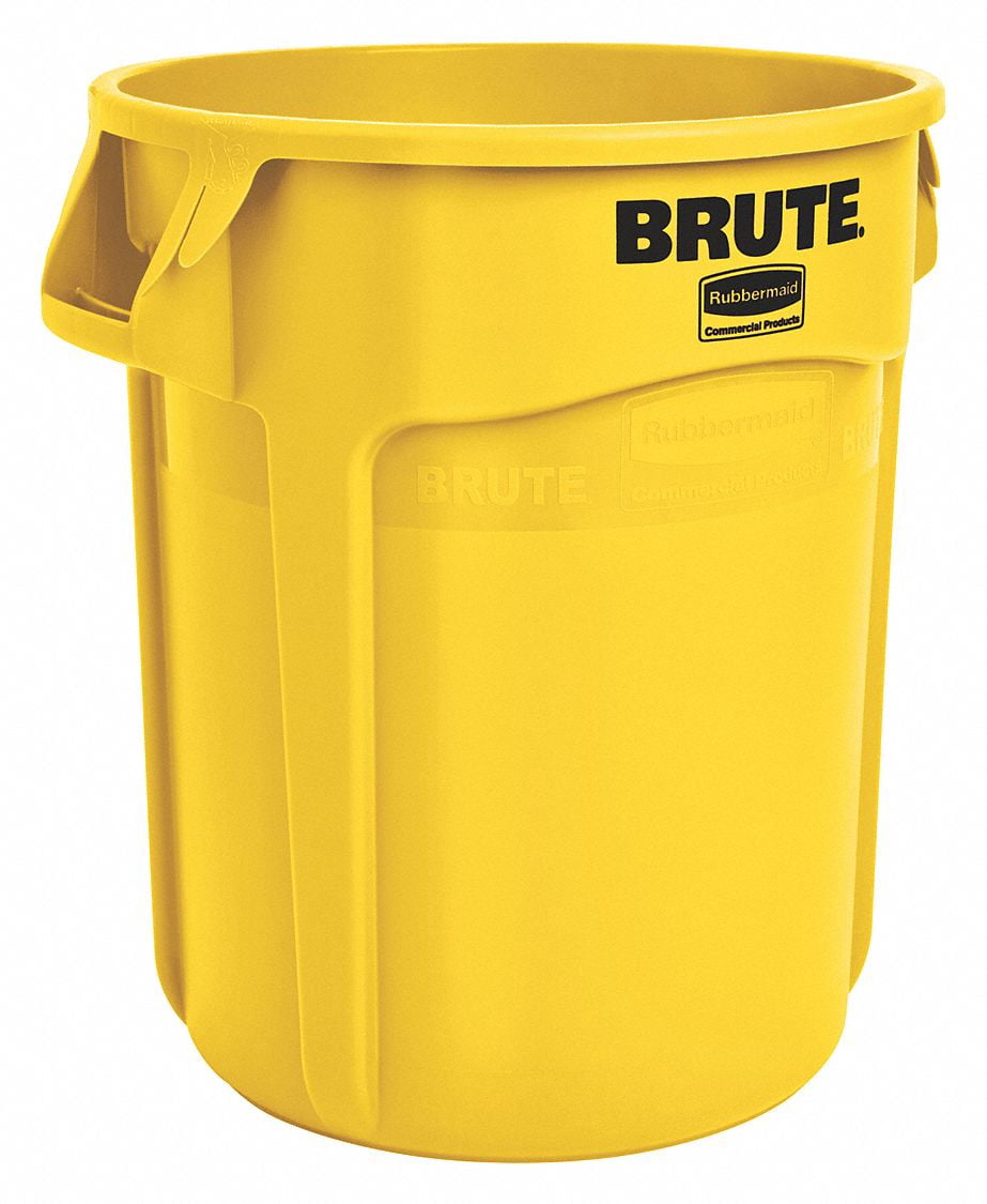 Rubbermaid Utility Container,10 gal.,Yellow  FG261000YEL