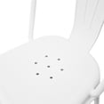 thumbnail image 4 of Silla de Comedor de Plastico Blanca Reforzada Ligeras Pack de 4 Sillas Bonie, 4 of 9