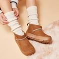 thumbnail image 6 of COM STAR Woman Snow Boots Winter Faux-Suede Ankle Boots Faux-Fur Lined Wide Toe Platform Outdoor Cold Weather Footwear, 6 of 9