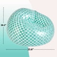 thumbnail image 2 of Urban Shop Inflatable Chair, Teal/White, Teen and Adults, 2 of 7