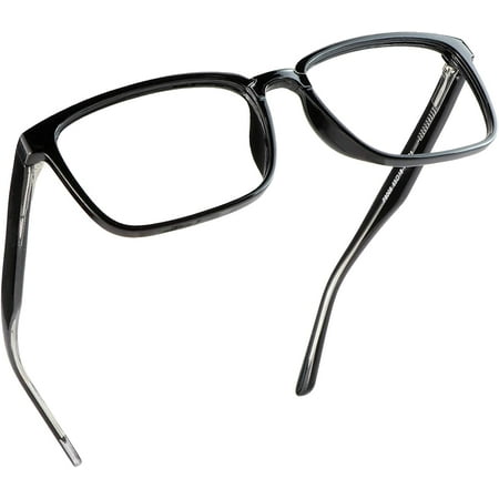 LifeArt Blue Light Blocking Reading Glasses (Square Frame, +3.25 Magnification)