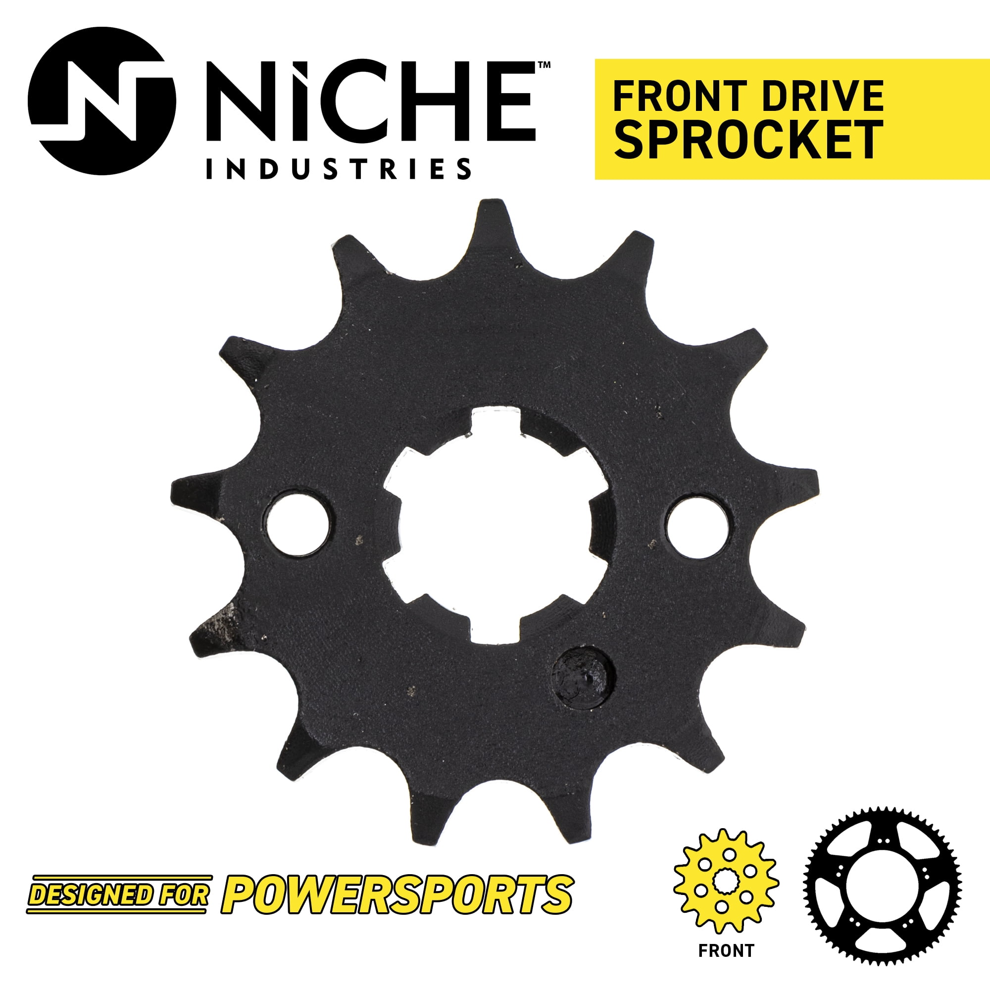 NICHE Drive Sprocket Chain Combo for Yamaha YZ80 Front 13 Rear 44 Tooth 428V O-Ring 108 Links 